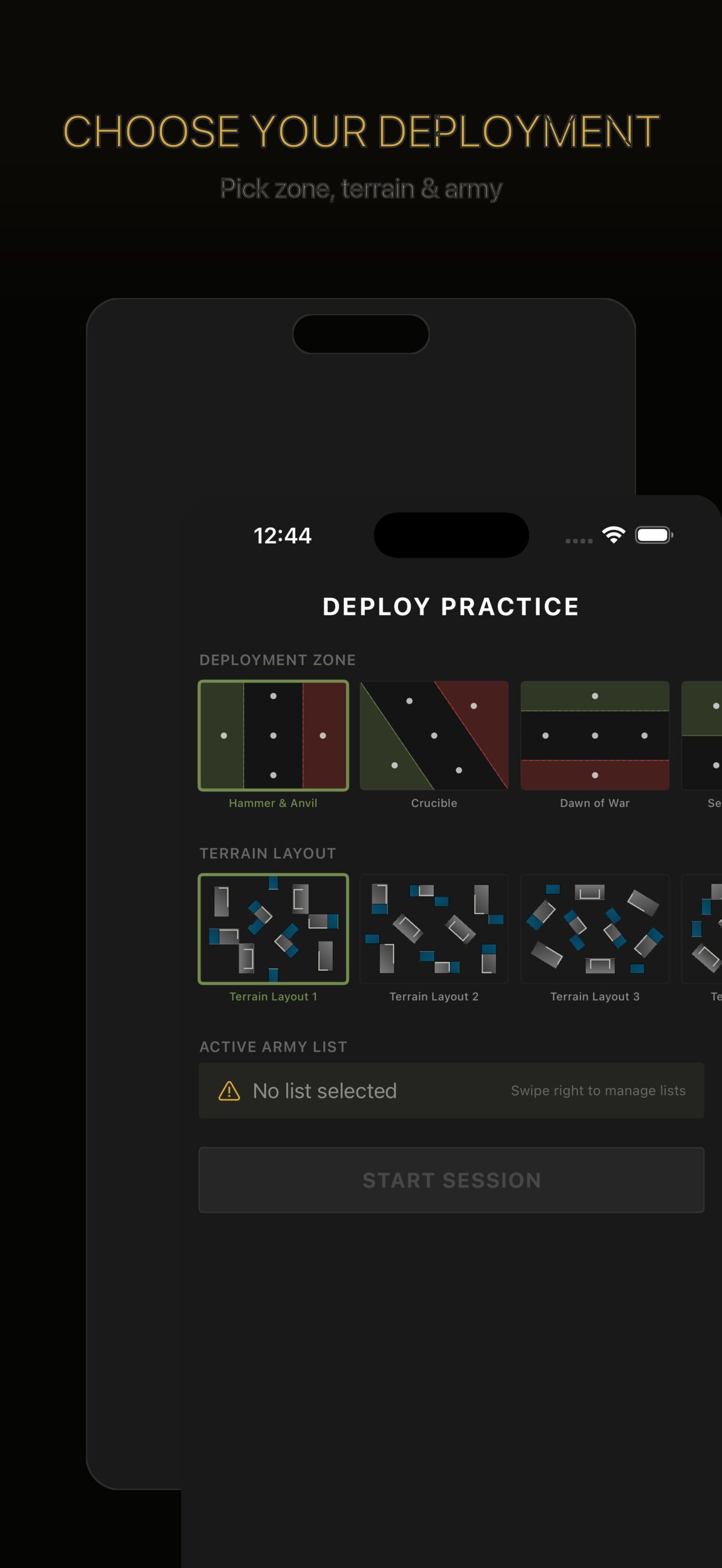 Choose Deployment Zone